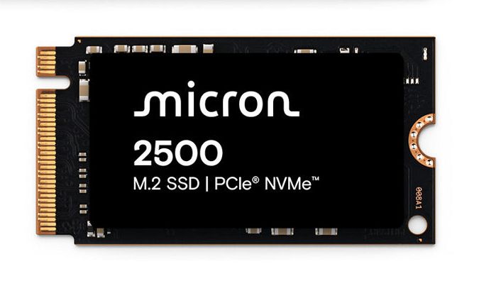 SSD Micron 2500 512 GB PCIe 4.0 x4 M.2 2242