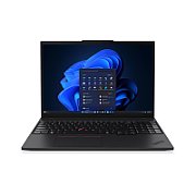 Laptop Lenovo ThinkPad T16 Gen 4 21QE0044RI, 16 inch 1920 x 1200, Intel Core Ultra 7 255U (12 C / 16 T, N/A - 5.2 GHz, 12 MB Intel® Smart Cache cache, 15 W), 32 GB DDR5, 1 TB SSD, Intel Graphics, Windows 11 Pro, Tastatura English (EU), Negru