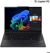 Laptop Lenovo ThinkPad T14s Gen6 21M1000GPB, 14 inch 1920 x 1200, AMD Ryzen AI 7 PRO 360 (8 C / 16 T, 3.3 GHZ - 5.0 GHz, 24 MB cache, 28 W), 32 GB LPDDR5X, 1 TB SSD, AMD 880M Graphics, Windows 11 Pro, Tastatura International, Black