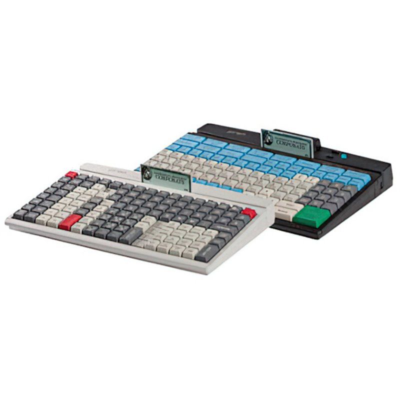 PrehKeyTec MCI 128, num., MSR, USB, white