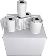 Receipt Rolls, Heipa, Thermal Paper, 80 mm, 46 mm, 12.7 mm, White