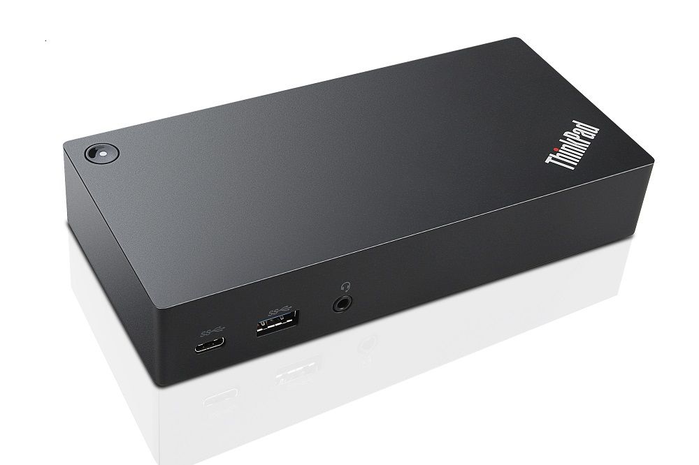 Lenovo 40A90090EU stații de andocare și replicatoare de porturi pentru calculatoare portabile Prin cablu USB 3.2 Gen 1 (3.1 Gen 1) Type-C Negru