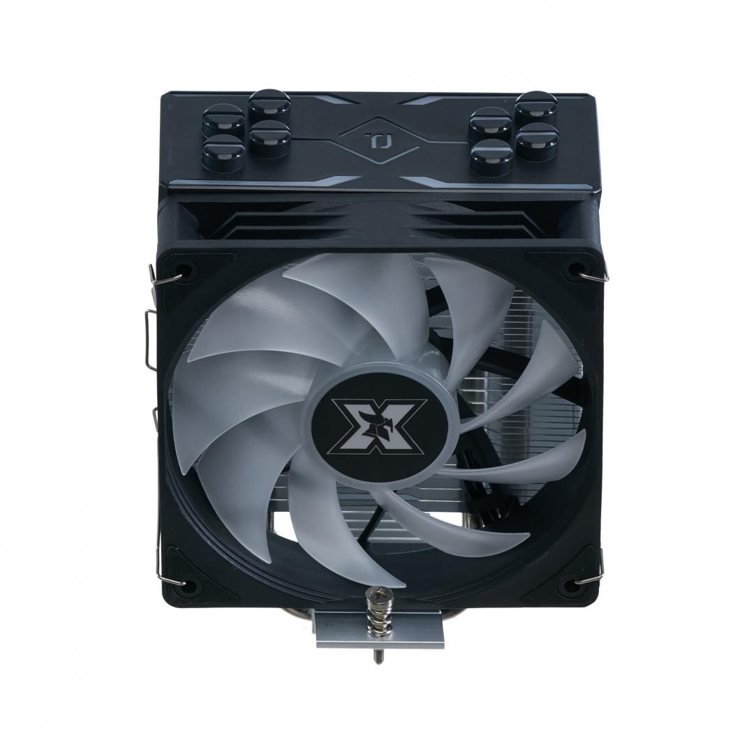 Ventilator Serioux CC120ARGB, dimensiuni 120x120x25mm, viteza ventilator 800-1800±200RPM, TDP: 180 - 200W, durata de viata 30 000 ore, iluminare LED, suporta toate seriile INTEL CPU