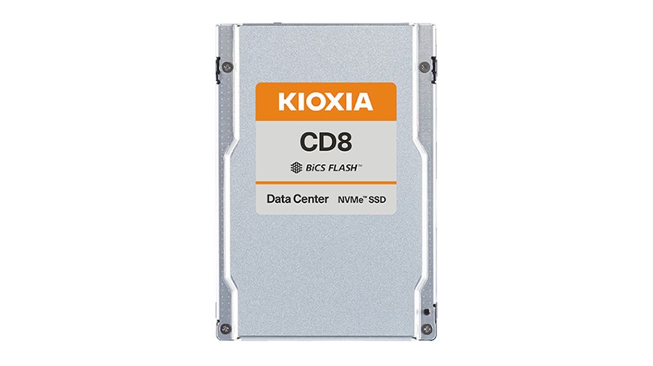 SSD server KIOXIA CD8-V 6.4 TB, 2.5 inch, PCIe 4.0 NVMe, BiCS TLC, 3.0 DWPD