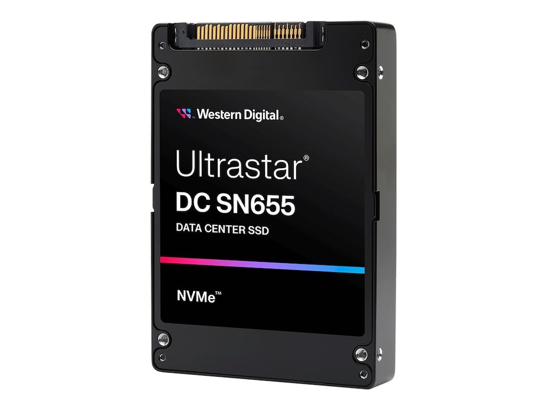 Western Digital Ultrastar DC SN655 30,7 TB U.3 PCI Express 4.0 NVMe TLC 3D NAND