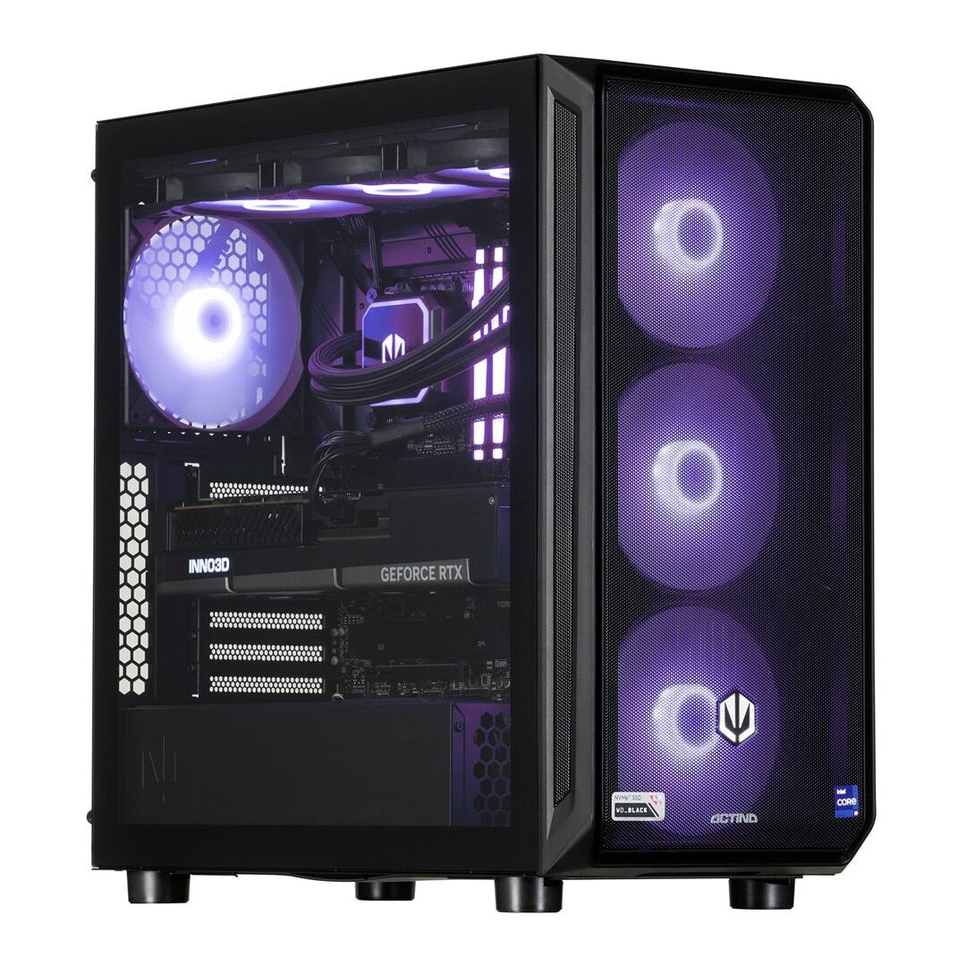 Desktop PC Actina Midi Tower, AMD Ryzen 7 7800X3D (8 C / 16 T, 5.0 GHz), 32 GB RAM, 2 TB SSD, NVIDIA GeForce RTX 5090 32 GB, Windows 11 Home