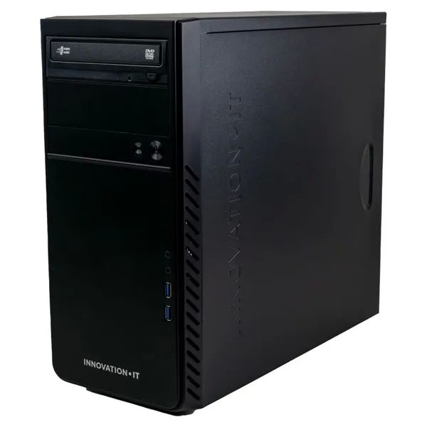 Desktop PC Innovation IT A138512, Intel Core i7-14700 (20 C / 28 T, 2.1 GHz - 5.4 GHz, 33 MB cache), 32 GB RAM, 1 TB SSD, DVD-RW, Intel UHD Graphics 730, 520 W, Fara sistem de operare