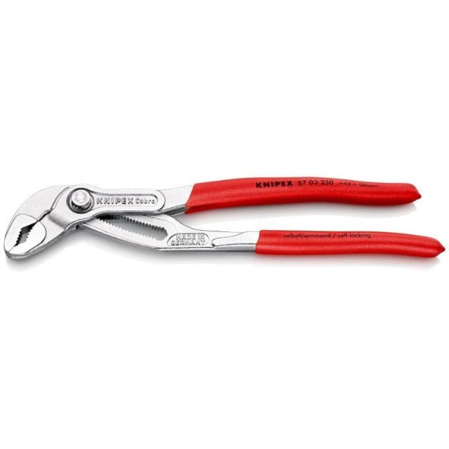Cobra 250mm adjustable pipe pliers  chromed