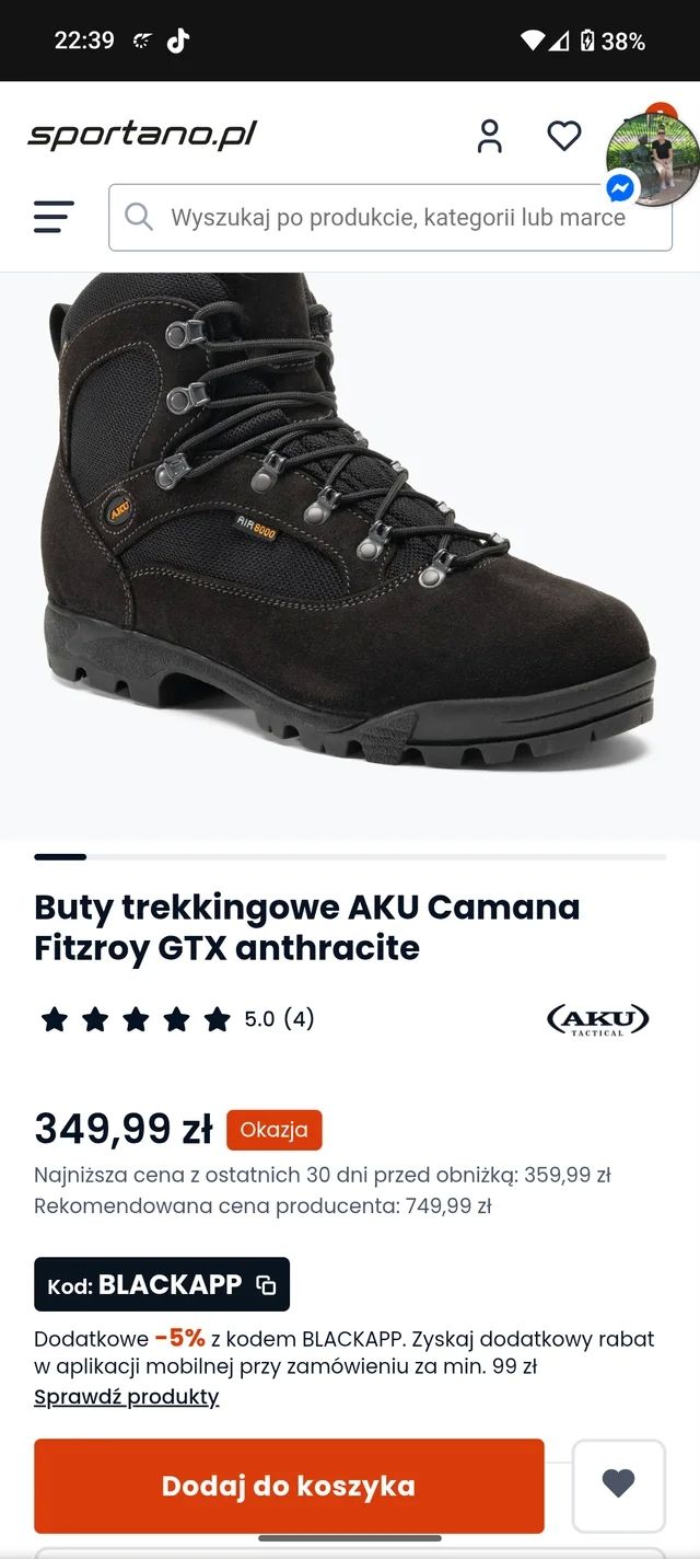 Women's trekking shoes AKU Camana Fitzroy GTX