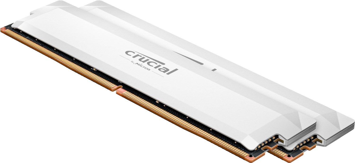 Memorie Crucial 2410-1H2 32 GB DDR5 6000 MHz CL36, kit 2 x 16 GB, Alb