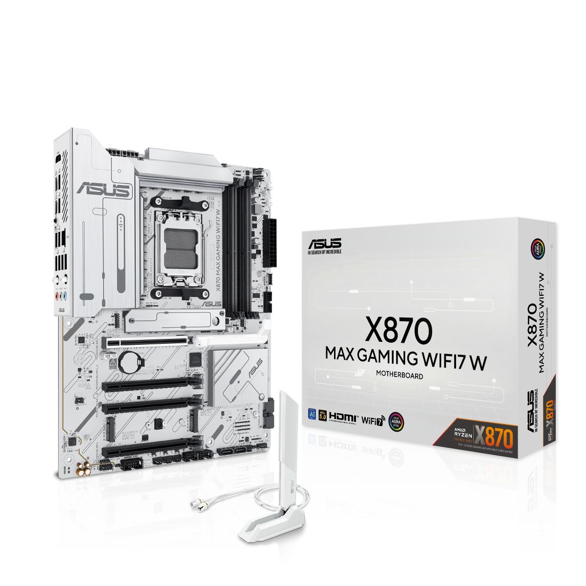 ASUS X870 MAX GAMING WIFI7 W AMD X870 Socket AM5 ATX