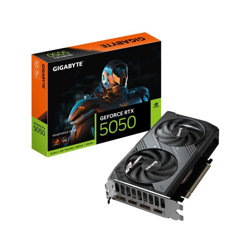 Placa video GIGABYTE GeForce RTX 5050 WINDFORCE OC 8 GB GDDR6 128 bit