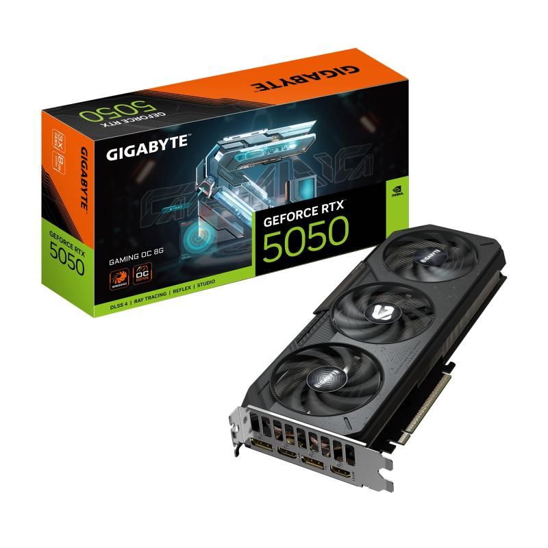 Placa video GIGABYTE GeForce RTX 5050 GAMING OC 8 GB GDDR6 128 bit