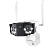 Camera de supraveghere Reolink  Duo 2 WiFi DUO SERIES W730 Senzor: 1/2.7  CMOS Rezolutie video: 8 Megapixeli (4608x1728 pixeli) Cadre/secunda: 20 FPS Lentila fixa: 3.2mm Diafragma: F2.0 Unghi de vizualizare: orizontal: 180°/ vertical: 60° Distanta iluminator IR: 30 m Numar LED-uri IR: 6 Microfon si