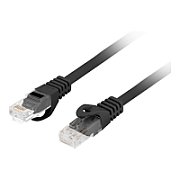 LANBERG Patchcord cat.6 UTP LSZH CU 2m black Fluke passed