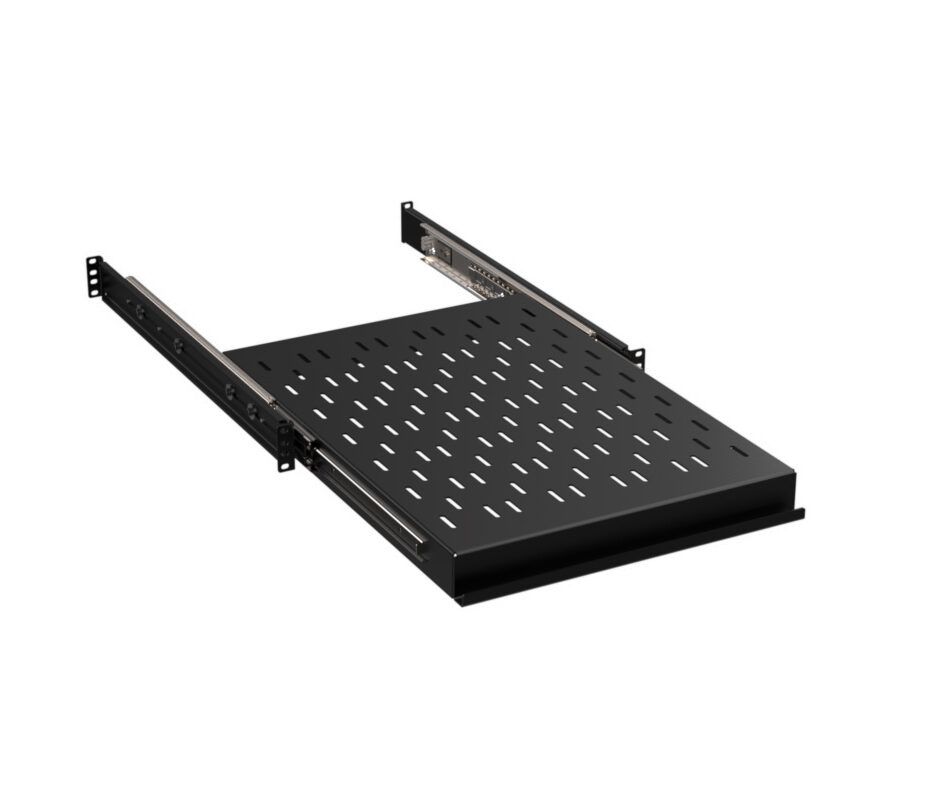 LANBERG 19inch Fixed Shelf For Open Rack 1000Mm 1U/480 5X780Mm Max Load Capacity Up To 120Kg Black