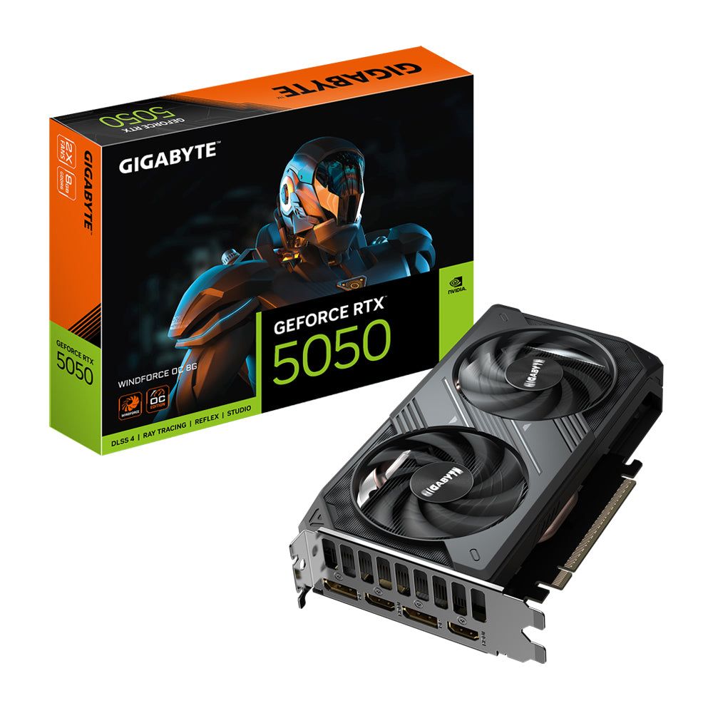 Placa video GIGABYTE GeForce RTX 5050 WINDFORCE OC 8 GB GDDR6 128 bit