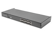 Digitus DS-72217 switch-uri pentru tastatură, mouse și monitor (KVM) Raft pentru montat echipamente Negru