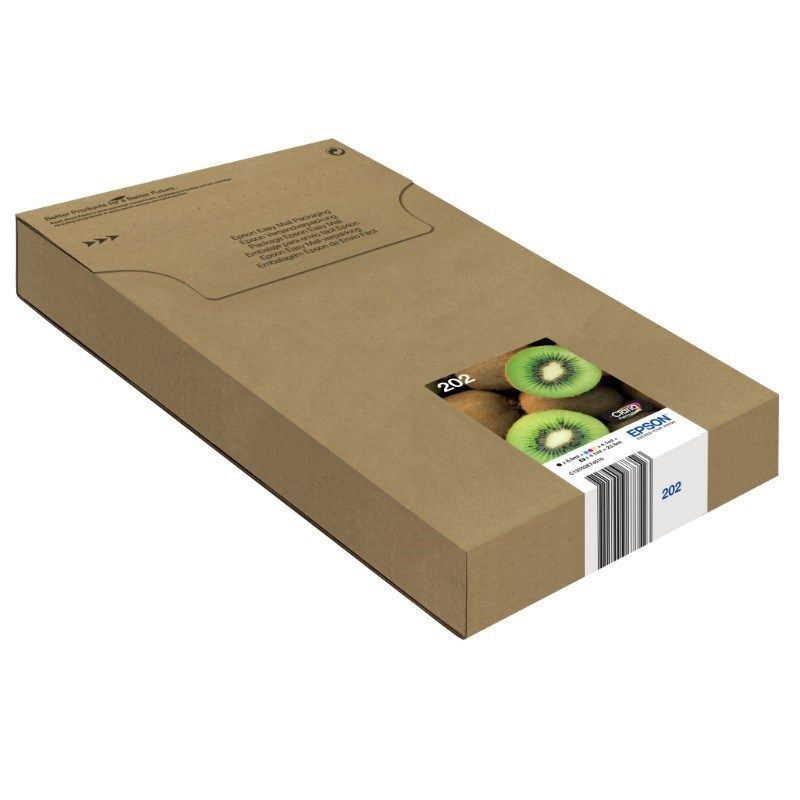 Cartus cerneala Epson C13T02E74010 ,Black/tri-color ,BK- 6.9ml / CMYPK - 4.1ml ,Original (202 CMYKPK)