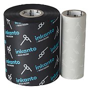 Thermal transfer ribbons, Inkanto, APR 6, Wax/Resin, 130 mm, 300 m, Out, Black