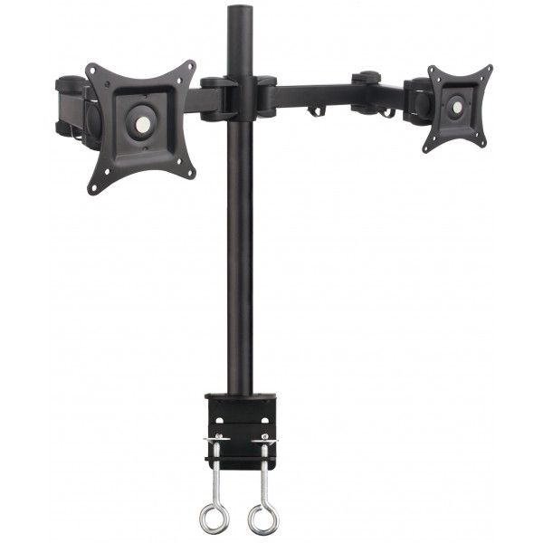 Techly ICA-LCD 482-D sistem montare monitor/stand 68,6 cm (27 ) Birou Negru
