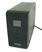 UPS Gembird EG-UPS-033, 1200 VA, 720 W, cu management, line-interactive, 2x Schuko, 3x C13, 12V 7Ah Sealed Lead-acid, LCD, Tower, Negru