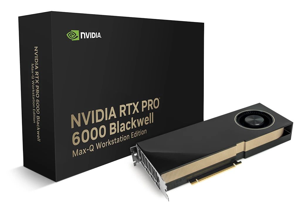 Placa video NVIDIA RTX PRO 6000 Blackwell Max-Q Workstation Edition 96 GB GDDR7 ECC 512 bit