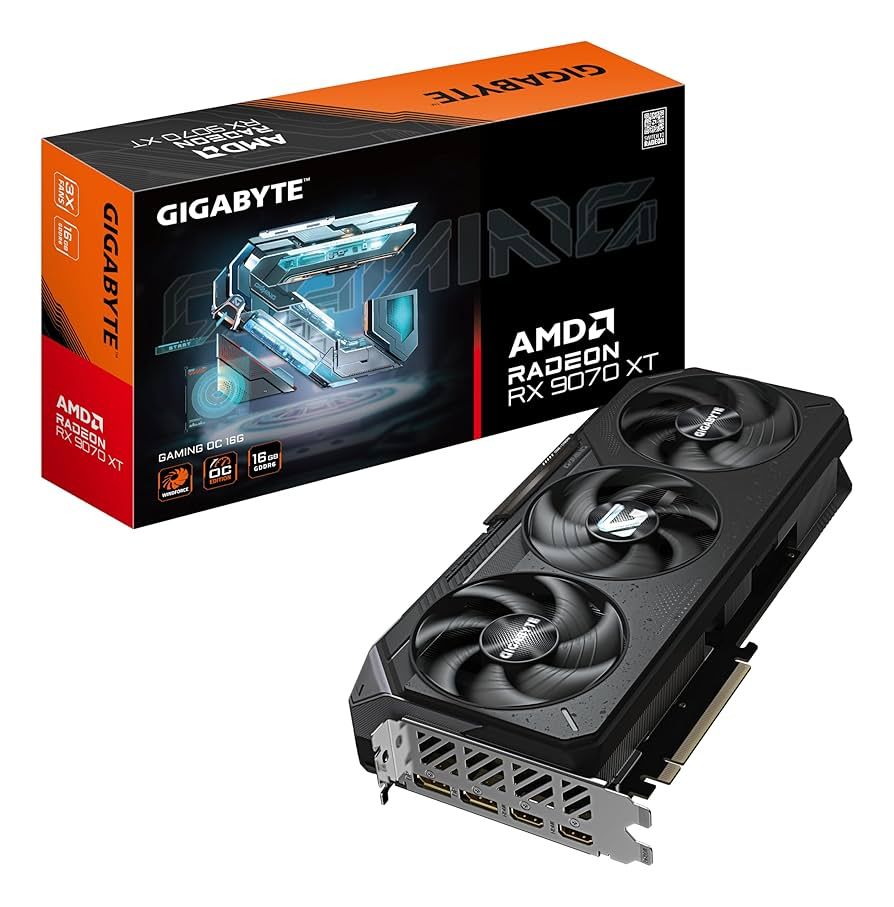 Placa video GIGABYTE Radeon RX 9070 XT GAMING 16 GB GDDR6 256 bit