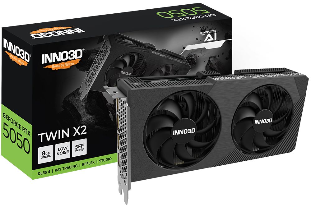 Placa video Inno3D GeForce RTX 5050 TWIN X2 8 GB GDDR6 128 bit