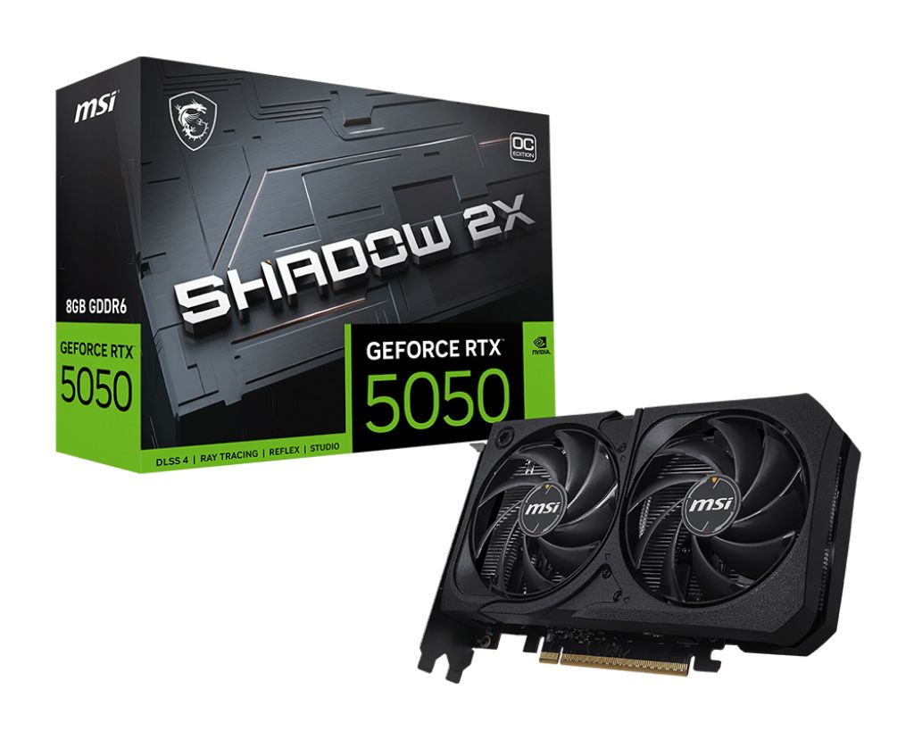 Placa video MSI GeForce RTX 5050 SHADOW 2X OC 8 GB GDDR6 128 bit