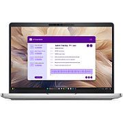Laptop Dell Pro 13 Plus PB13250, 13.3 inch 1920 x 1200, Intel Core ultra 7 265U (12 C / 14 T, 2.1 GHz - 5.3 GHz, 12 MB cache, 15 W), 16 GB DDR5, 512 GB SSD, Intel Graphics, Windows 11 Pro, Tastatura US, Aluminiu