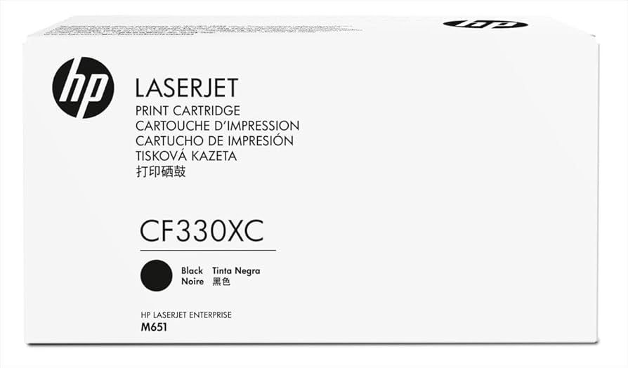 HP CONTRACT Cartridge No 654X HP654X HP 654X Black Schwarz (CF330XC)