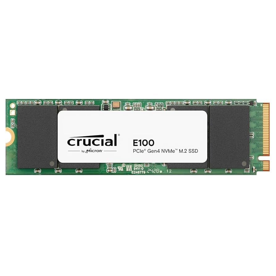 SSD Crucial E100 2 TB PCIe 4.0 x4 M.2 2280
