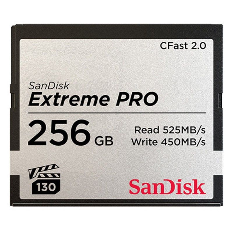 SanDisk Extreme Pro 256 Giga Bites CFast 2.0