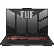Laptop ASUS TUF A17 FA707NUG-HX156, 17.3 inch 1920 x 1080, AMD Ryzen 7 7445HS (6 C / 12 T, 3.55 GHz - 4.7 GHz, 22 MB cache, 45 W), 16 GB DDR5, 512 GB SSD, Nvidia GeForce RTX 4050, Fara sistem de operare, Tastatura N/A, Mecha Gray