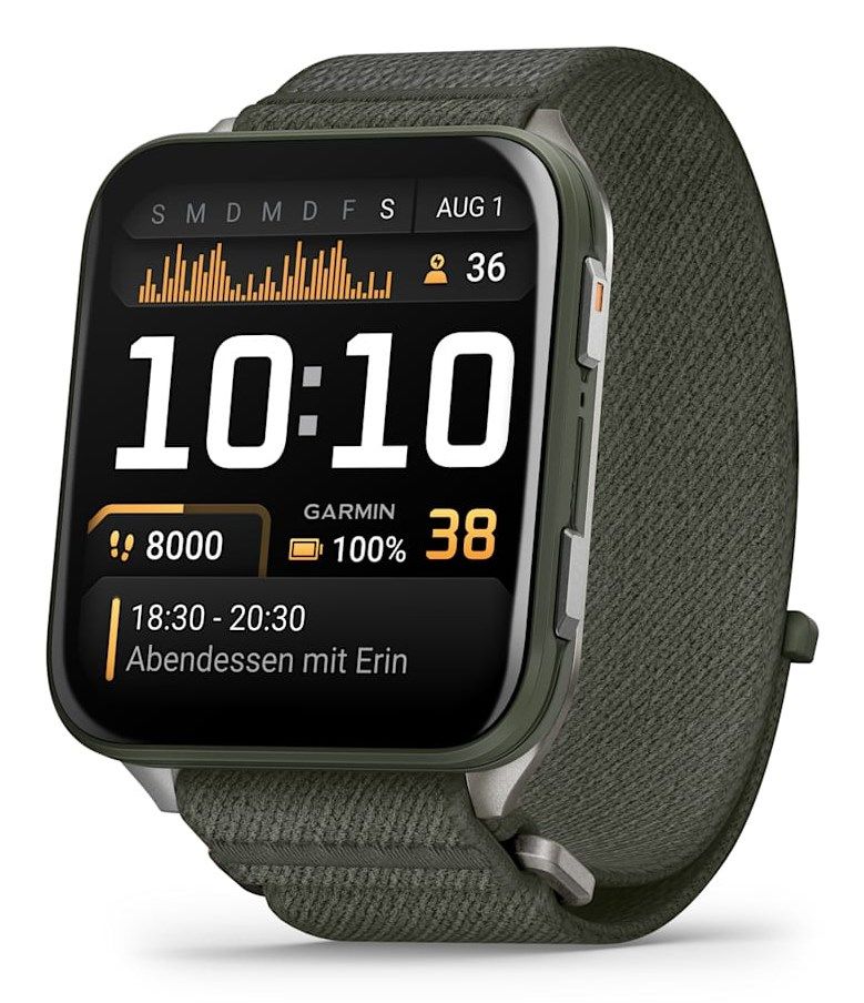 Garmin Venu X1 5.08 cm (2 ) AMOLED Digital 448 x 486 pixels Touchscreen Grey Wi-Fi GPS (satellite)