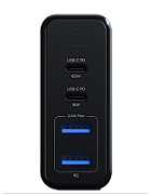 Satechi 75W Dual Type-C PD Travel Charger (2x USB-A,1x USB-C PD 18W,1x USB-C PD 60W) - Space Grey