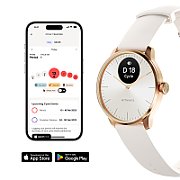 Withings Scanwatch Light / 37mm  (Activity, Sleep Tracker / Stainless steel, fkm wristband, sapphire glass) - Sand