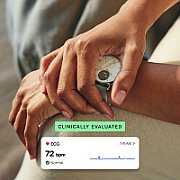 Withings Scanwatch 2 / 38mm (Activity, Sleep Tracker, ECG, Temperature, SPO2 / Stainless steel, fkm wristband, sapphire glass) - White