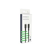 Dviced Cable USB-C to USB-C silicone 1,25m - Black