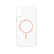 Dviced Magsafe iPhone 16  clear case - Pink