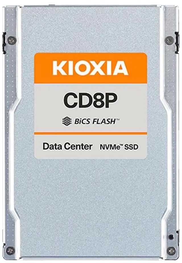 SSD server KIOXIA CD8P-R 3.84 TB, 2.5 inch, PCIe 5.0 NVMe 2.0, BiCS TLC, 1.0 DWPD