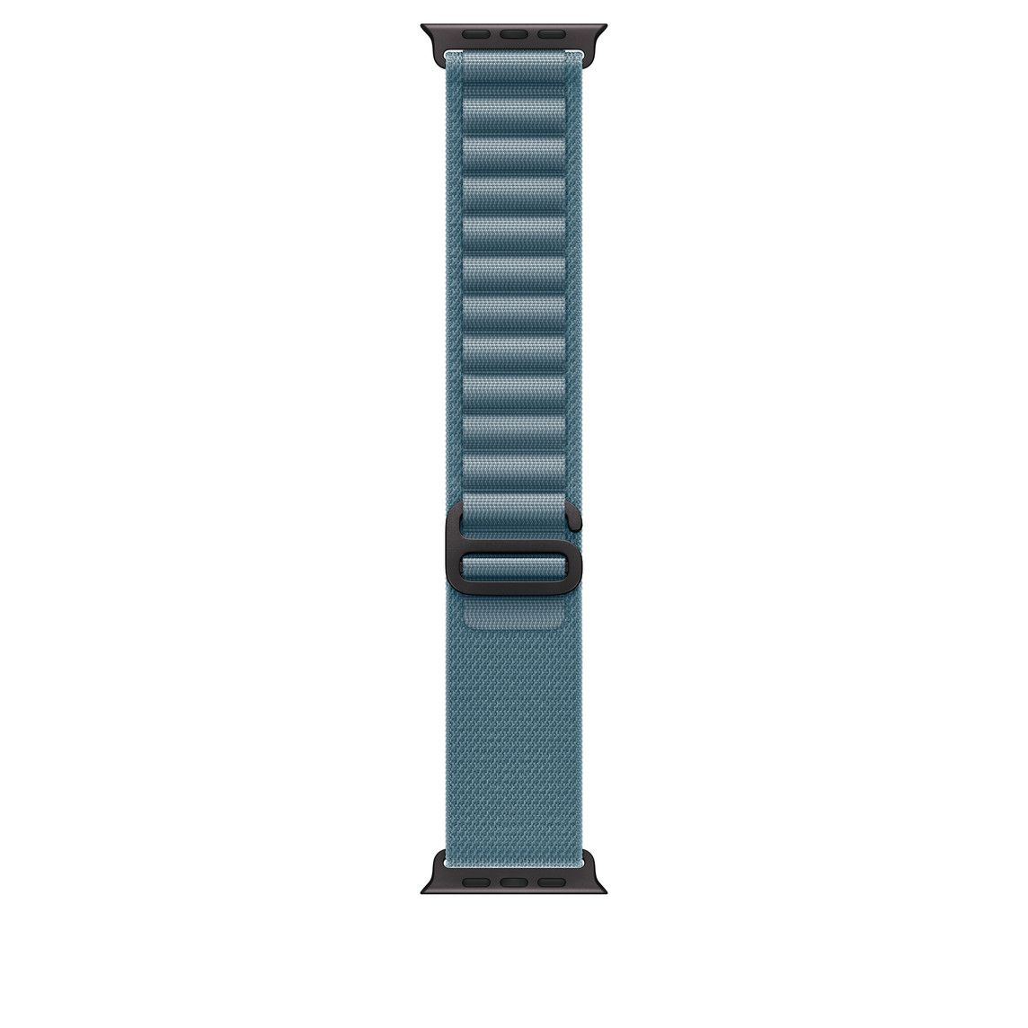 Apple Watch 49mm Loop:  Light Blue Alpine Loop - Small - Black Titanium Finish
