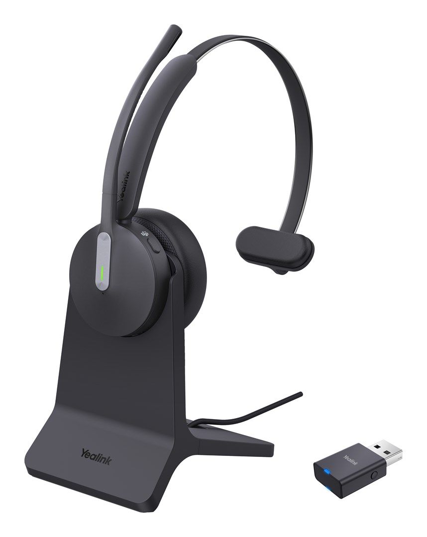 Yealink WH64 Hybrid Mono Teams Headset w/Base