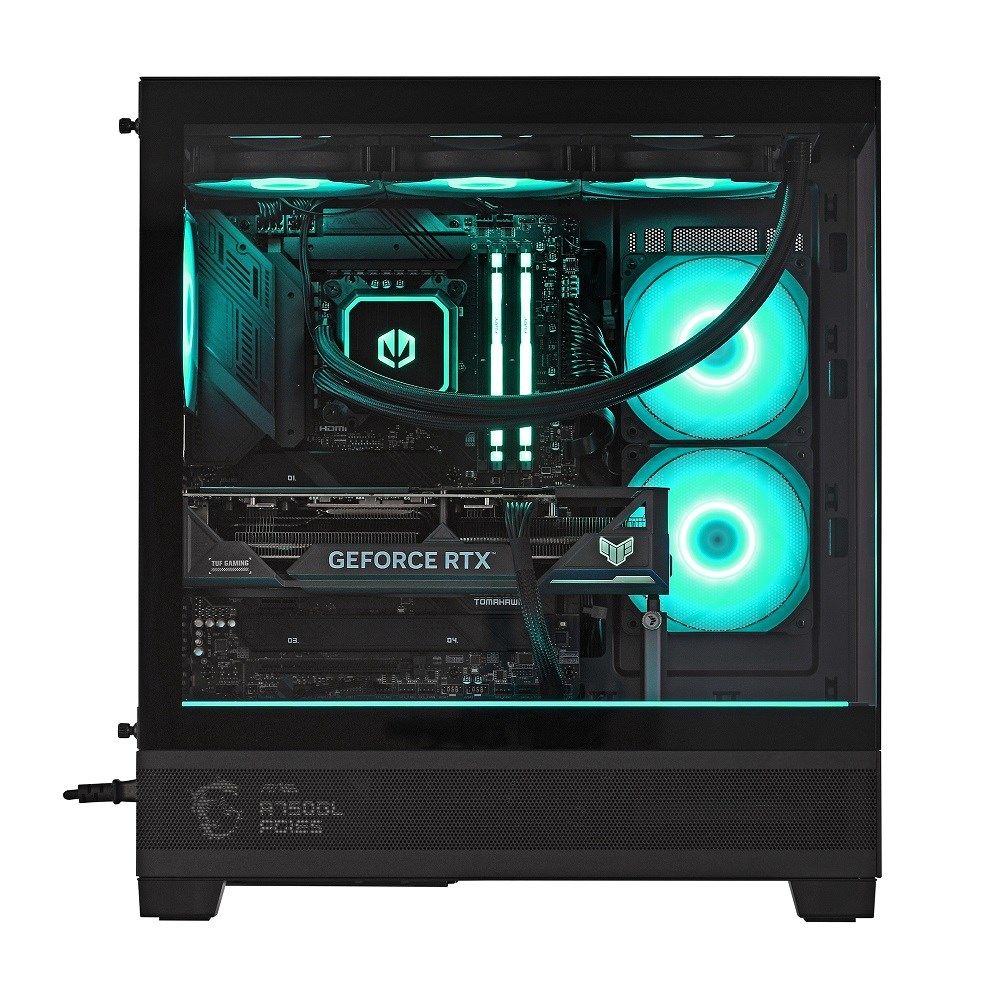 Desktop PC Actina Midi Tower, AMD Ryzen 7 7800X3D (8 C / 16 T, 5.0 GHz), 32 GB RAM, 1 TB SSD, AMD RX 9070 XT 16 GB, Windows 11 Home
