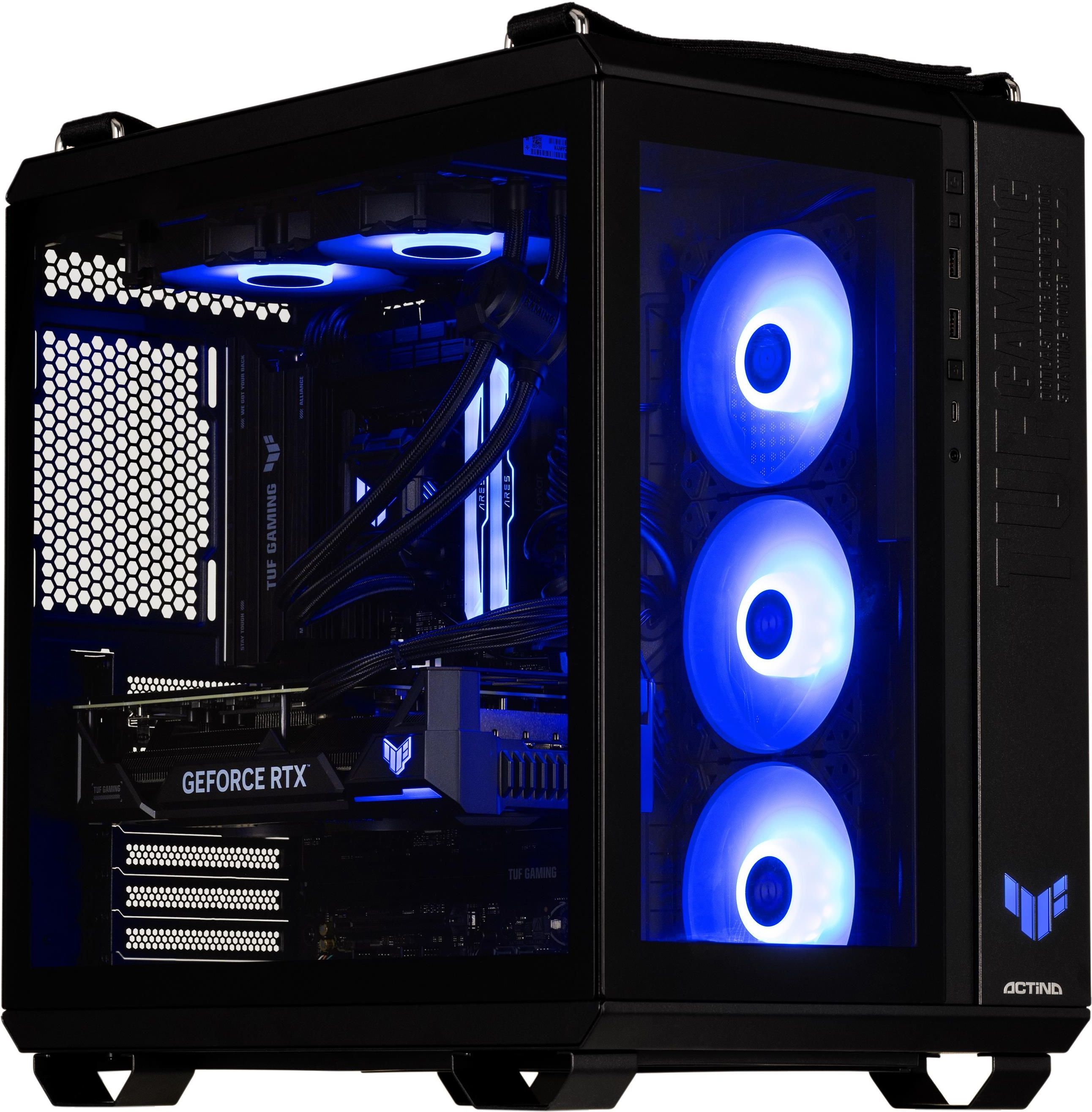 Desktop PC Actina Midi Tower, Intel 265KF (20 C / 20 T, 3.3 GHz - 5.5 GHz, 30 MB cache), 32 GB RAM, 2 TB SSD, NVIDIA GeForce RTX 5080 16 GB, Fara sistem de operare