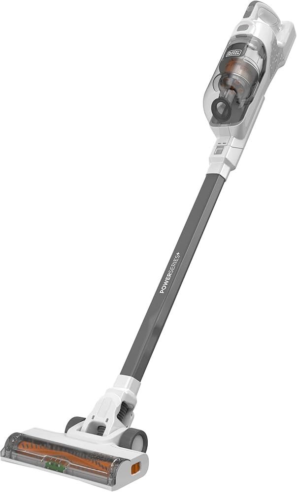 Black & Decker BHFEA515J stick vacuum/electric broom Battery Dry Cyclonic Bagless 0.5 L Orange  White 1.5 Ah