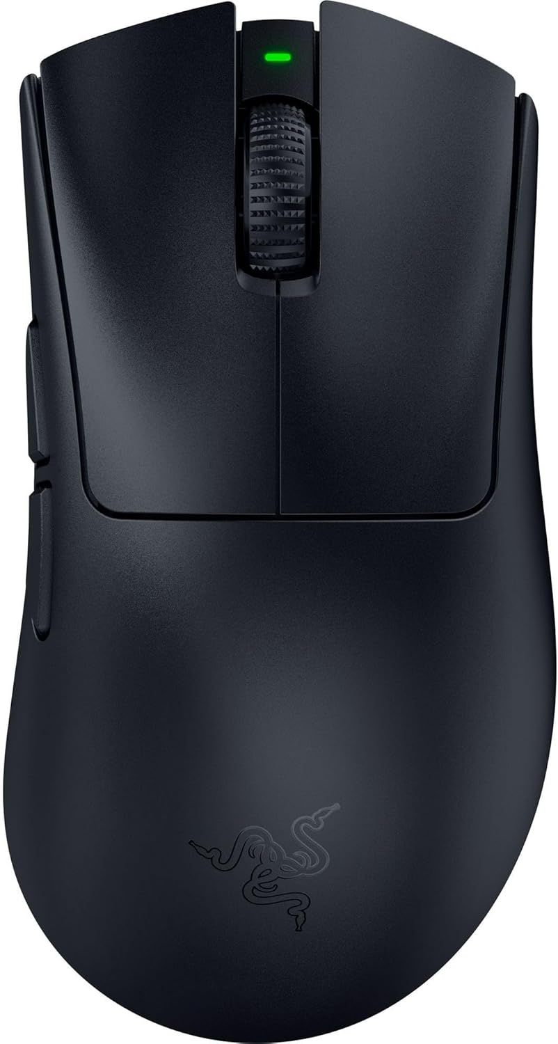 Mouse gaming Razer DeathAdder V4 Pro, rezolutie maxima 45000 DPI, senzor Focus Pro 45K Optical Sensor Gen-2, switch Optical Mouse Switches Gen-4, autonomie pana la 1500 ore, negru