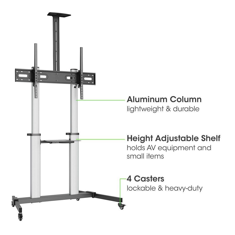 Stand pentru PC / Laptop, mobil, TECHLY, negru, ICA-TB TPM-3