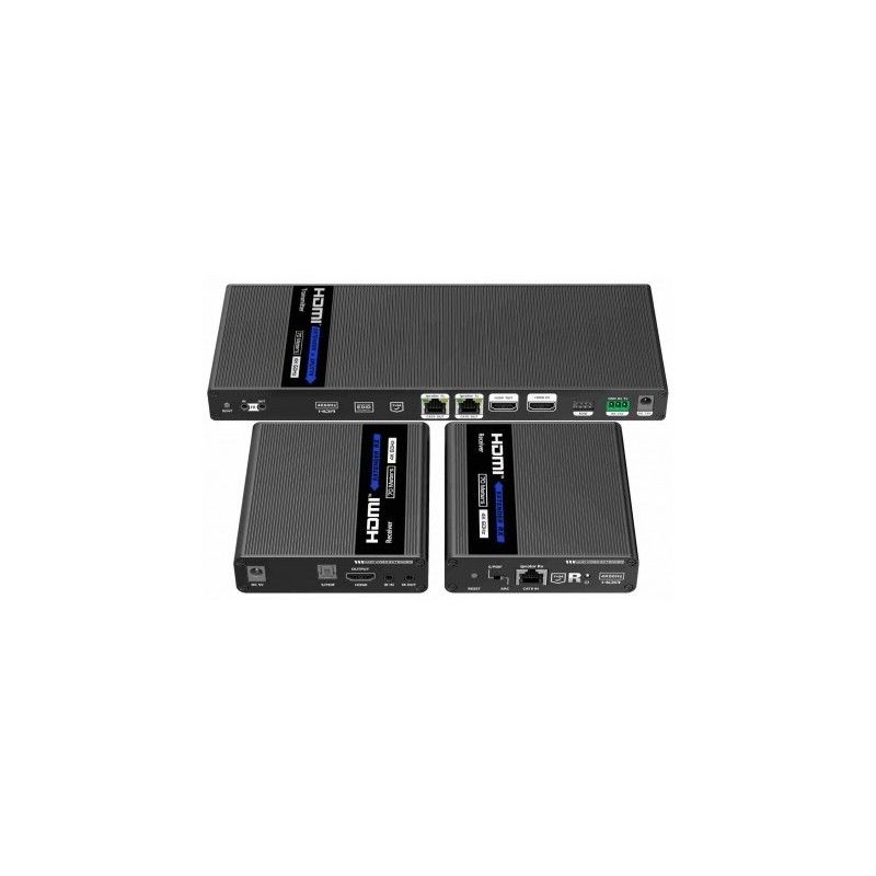 Kit Extender HDMI, pana la 70m, splitter+extender via CAT6/6a/7, UHD 4K@60Hz, PremiumCord, khsplit2k